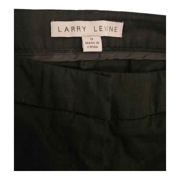 Larry Levine Size 12 Black Pants - Picture 2 of 8